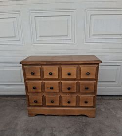 Vintage Wood Nightstand