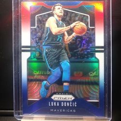 Luka Doncic 2019 Prizm Red White Blue Prizms #75 PSA Ready