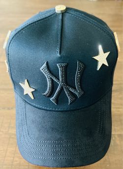 NY Baseball Cap with Gold Star Accents