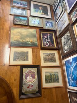 Vintage framed art sale signed, lithos, MCM, etc.