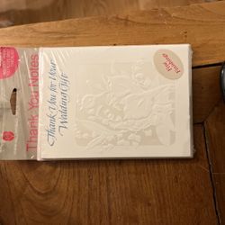 Wedding gift thank you cards