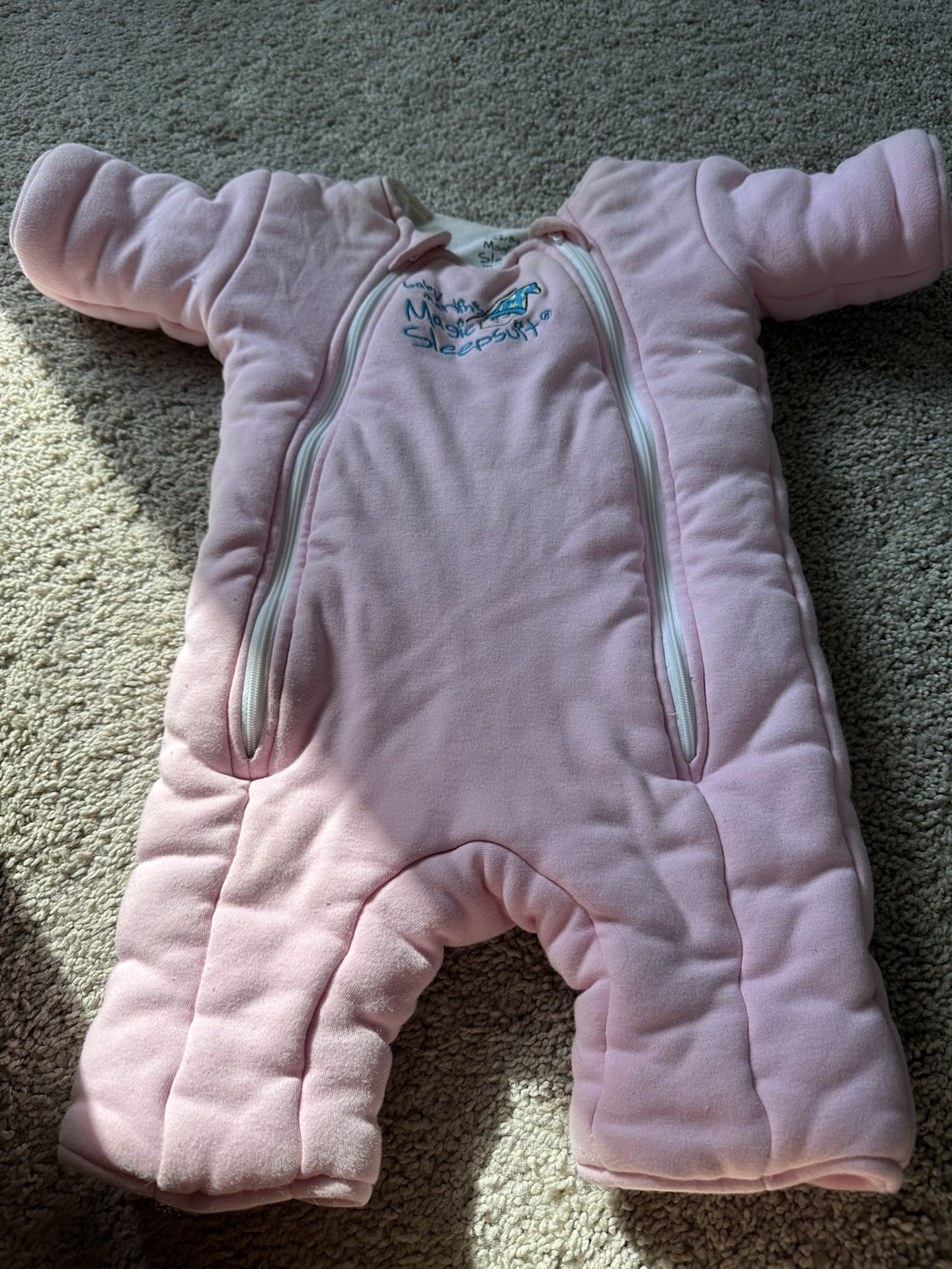 Magic Sleepsuit Baby Merlin's Cotton Baby Swaddle Transition Product - Soft and Cozy Design, Double Zipper for Easy Diaper Changes, Promotes Safe Slee