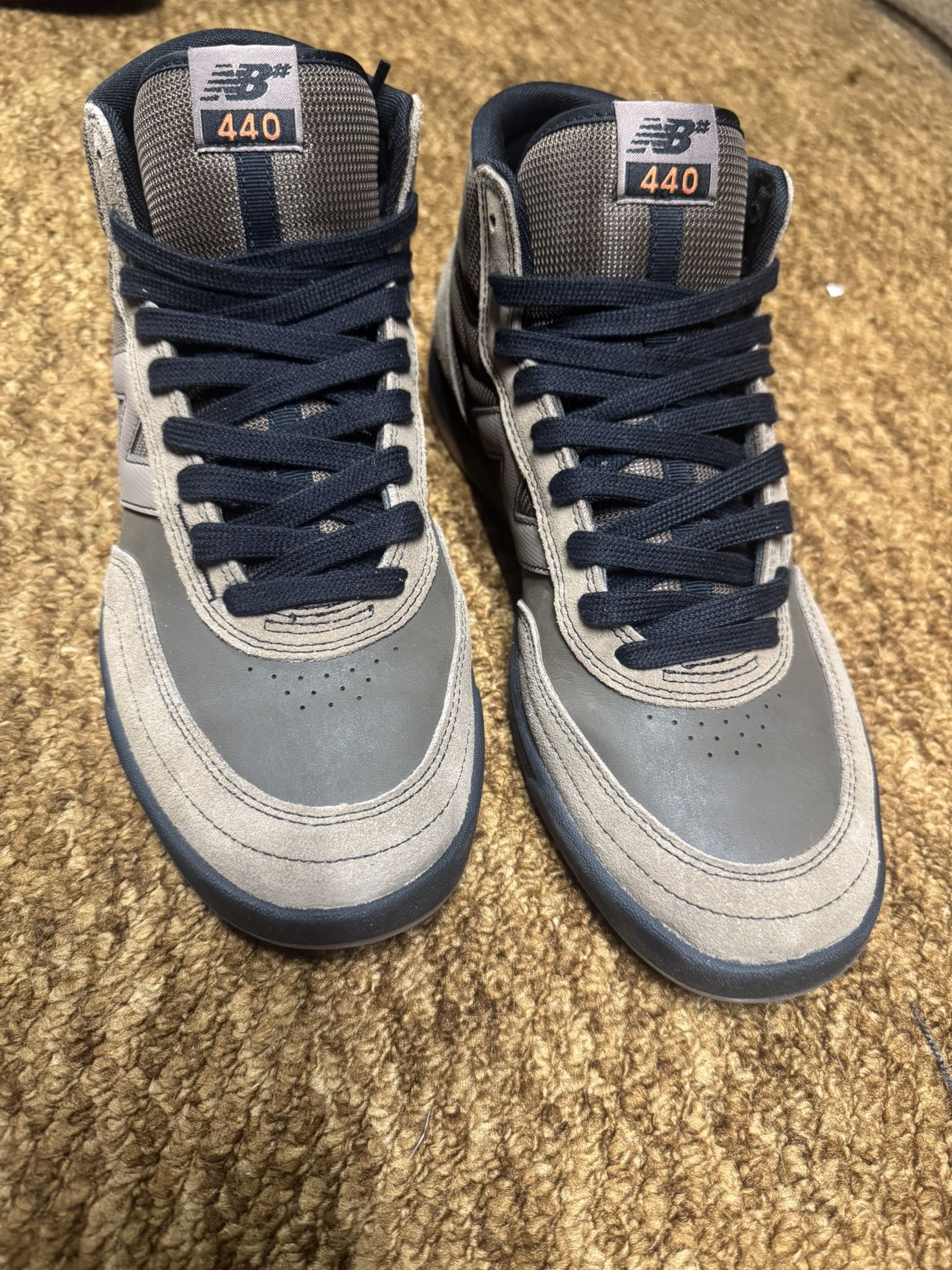 New Balance Numeric 440 High V2 - Mushroom Black (Size 12) - Like New