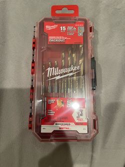 Milwaukee Titanium drill bit set NEW