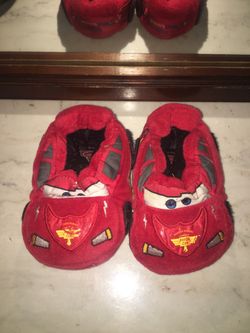 Cars slippers size 7-8c