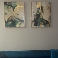 2 Abstract Wall Art 