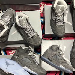 Jordan Retro 5s Wolf Gray Sneakers New Release 230 Each ‼️‼️