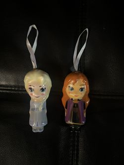 Disney Frozen Anna & Elsa Christmas Ornament Set 