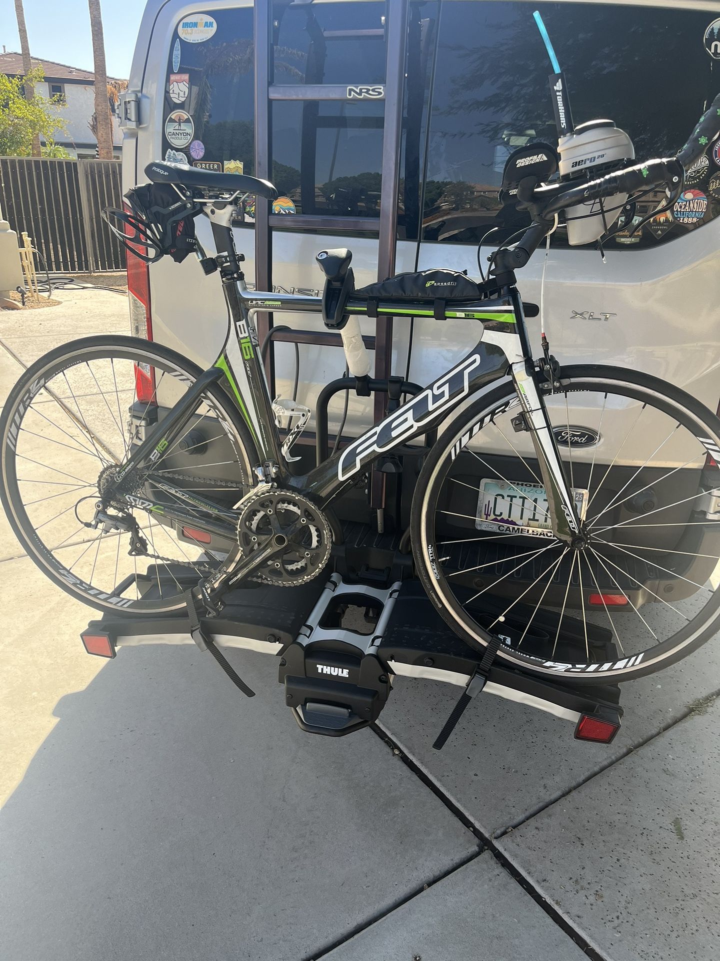Thule Easyfold Bike Rack 2 Inch Or 1 1/4 Hitch Ramp For E-bikes And All Bikes