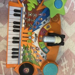 VTech Record and Learn KidiStudio Piano DJ Kids Toy Tested Keyboard Orange $15