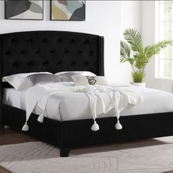 Queen Bed Frame With Mattress 