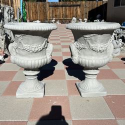 New Flower Pots Made Out Of Cement Perfect Gift 🎁 