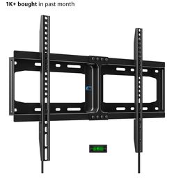 HOME VISION Heavy Duty Fixed TV Wall Mount for Most 32-86 Inch Flat TVs, Max VESA 600X400mm up to 165lbs Fits 16/18/24 Inch Wood Studs, Universal Low
