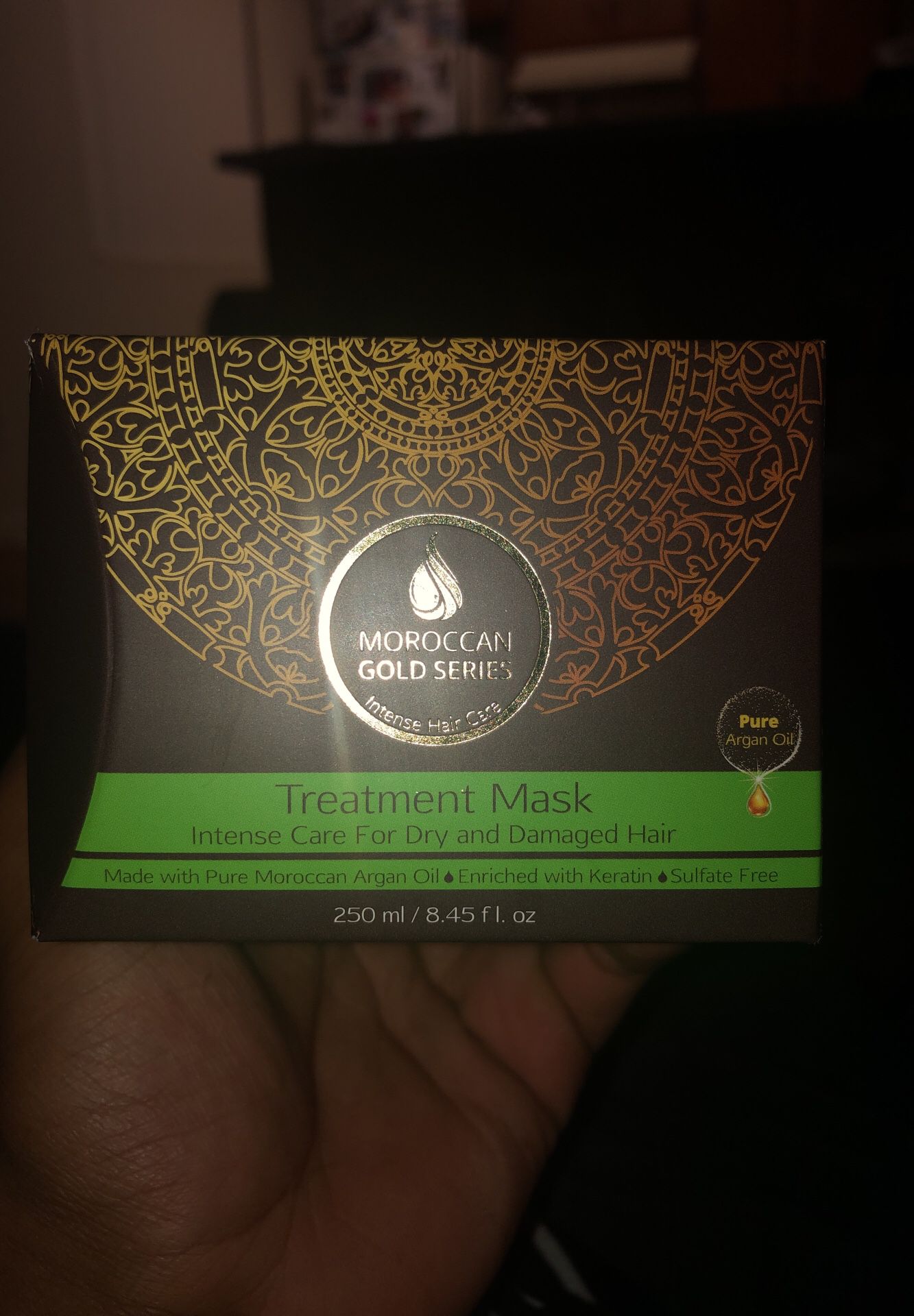 Moroccan gold series treatment mask for dry and damaged hair