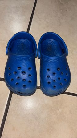 Blue Crocs Size 7c