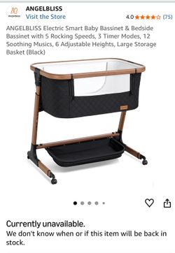 Electric baby rocking bassinet/ bedside bassinet