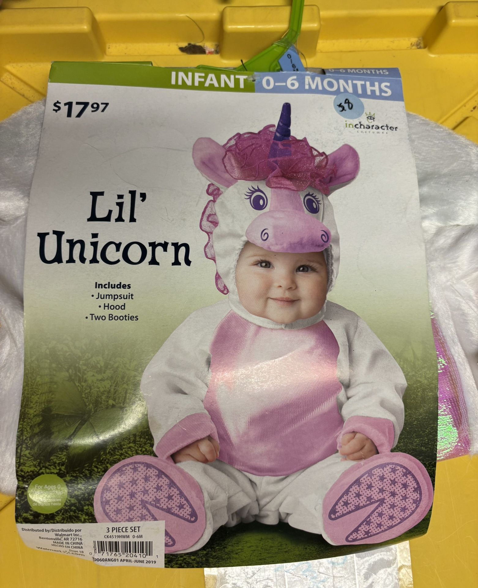 New. 0/6mos Costume. Location In Post