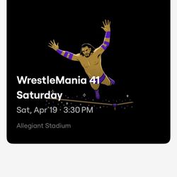 Wrestlemania 41 tickets 