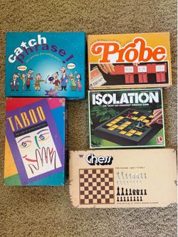 Vintage board games $2 each