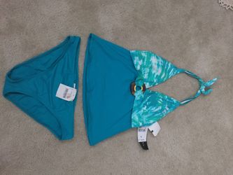 Teal Blue bikini set