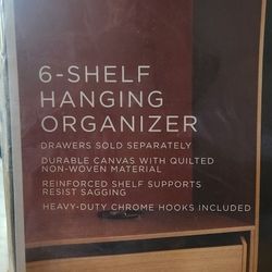 6 SHELF HANGING ORGANIZER 