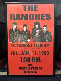 Ramones Framed Poster 11x17