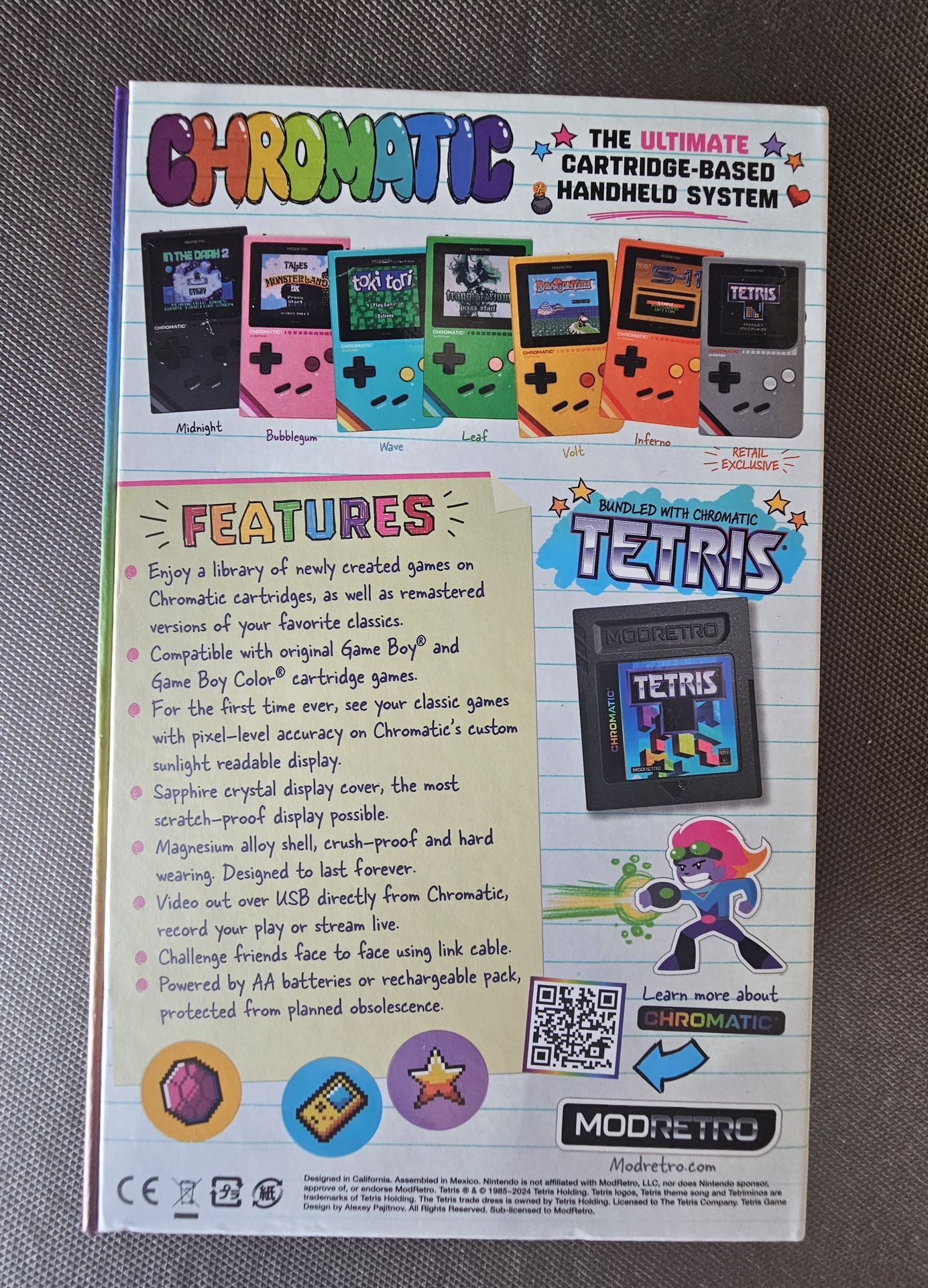 Game boy retro Chromatic Modretro