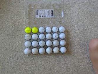 24 Golf Balls - Titleist Prov1 And Prov1x Golf Balls