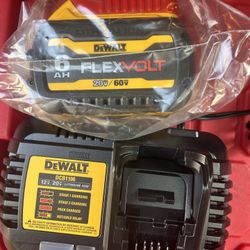 Dewalt 6.0 flexvolt battery and charger 