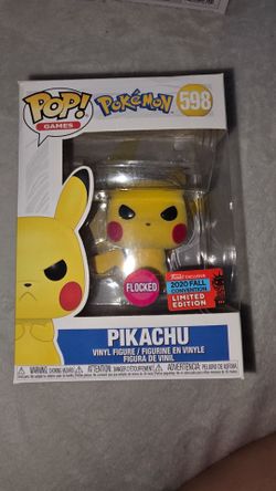 Pikachu 598 funko pop flocked