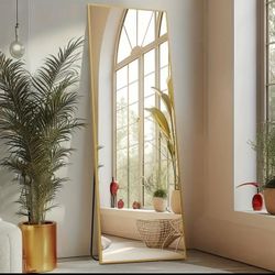 Way 59x16 Arched Full-length Mirror, Vertical or Tilted Full-length Mirror,