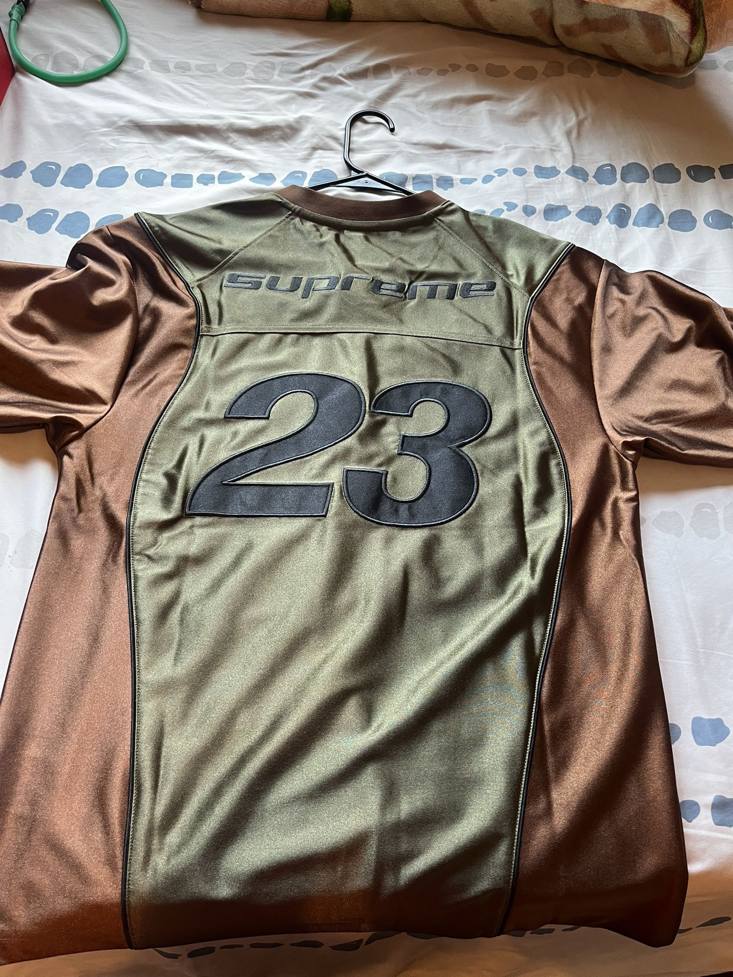 Supreme Jordan Warm Up Jersey Olive