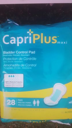 4 PACKS of CAPRI PLUS BLADDER CONTROL PADS