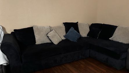 blue L-shape Sofa