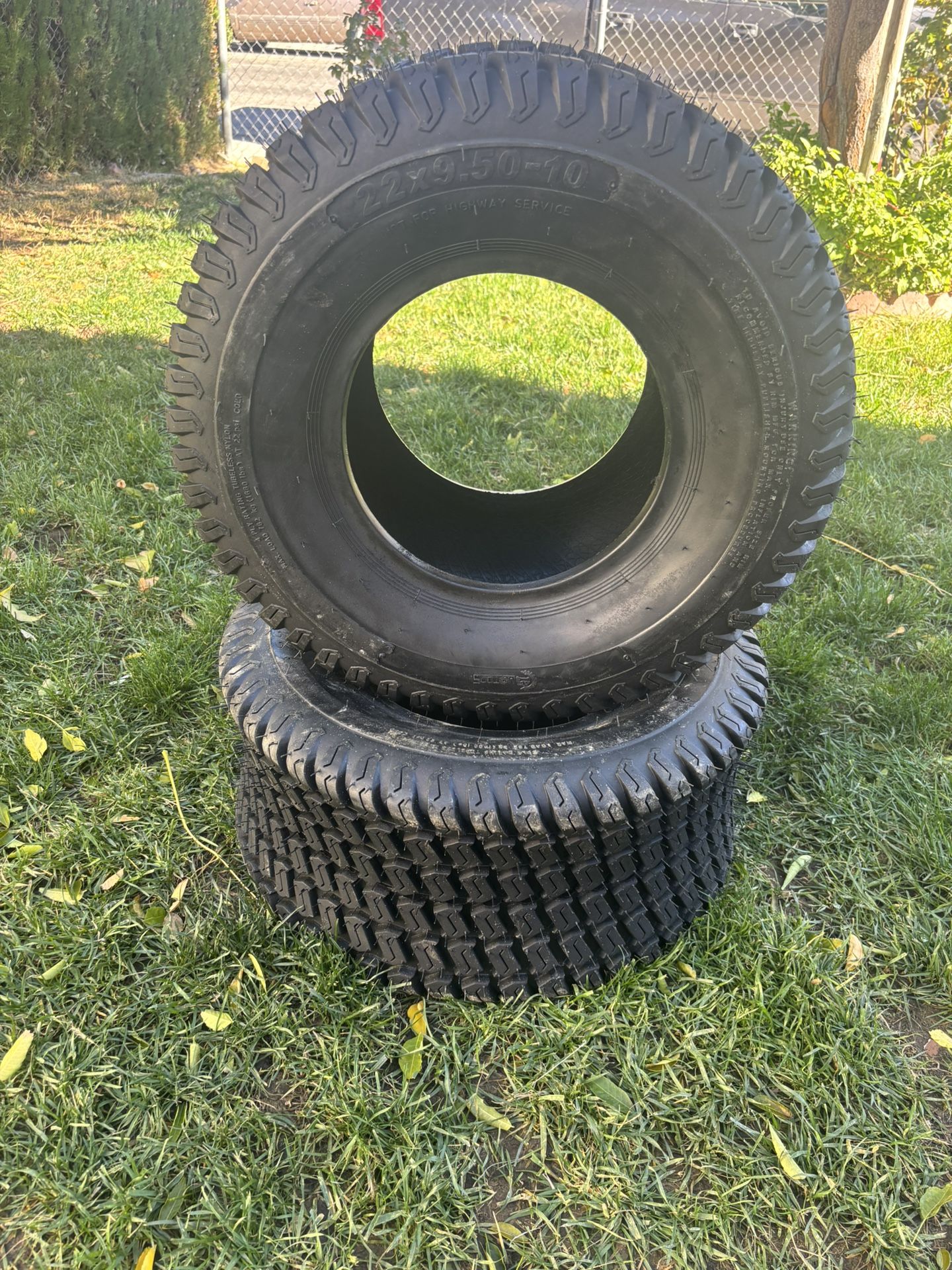 15x6.00-6 Lawn Mower Tires 15x6.00x6 Tractor Turf Tire15x6.00-6 NHS Tires 4PR Ply Tubeless Set of 2