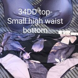 34DD Bikini Top And Bottom