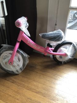 New- Pink Viribus Balance Bike For Toddler