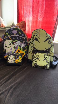 Disney, loungefly  backpack with matching wallet