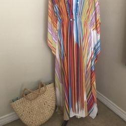 Gorgeous Natori craftan -swim cover up,dress