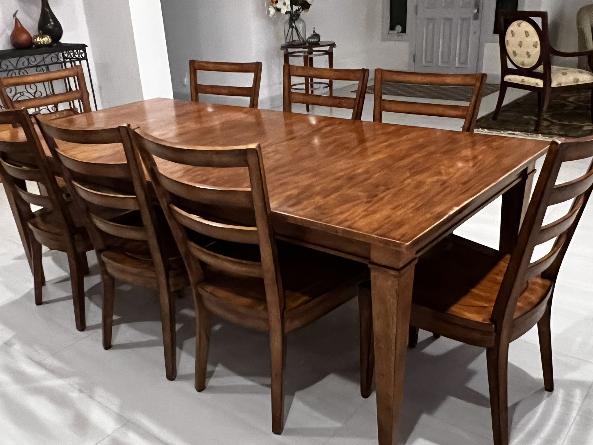 Ethan allen extendable dining table online