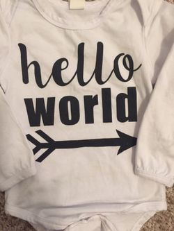 Baby girl clothes 6-9M long sleeve onesie