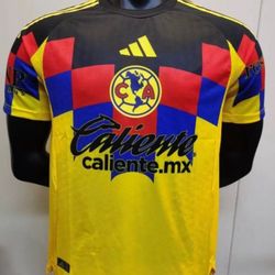 Soccer America america 🦅🦅las home and away local visitante aguilas New Jersey 2025- 2026 fan version player version small to 4xl tricampeon futbo