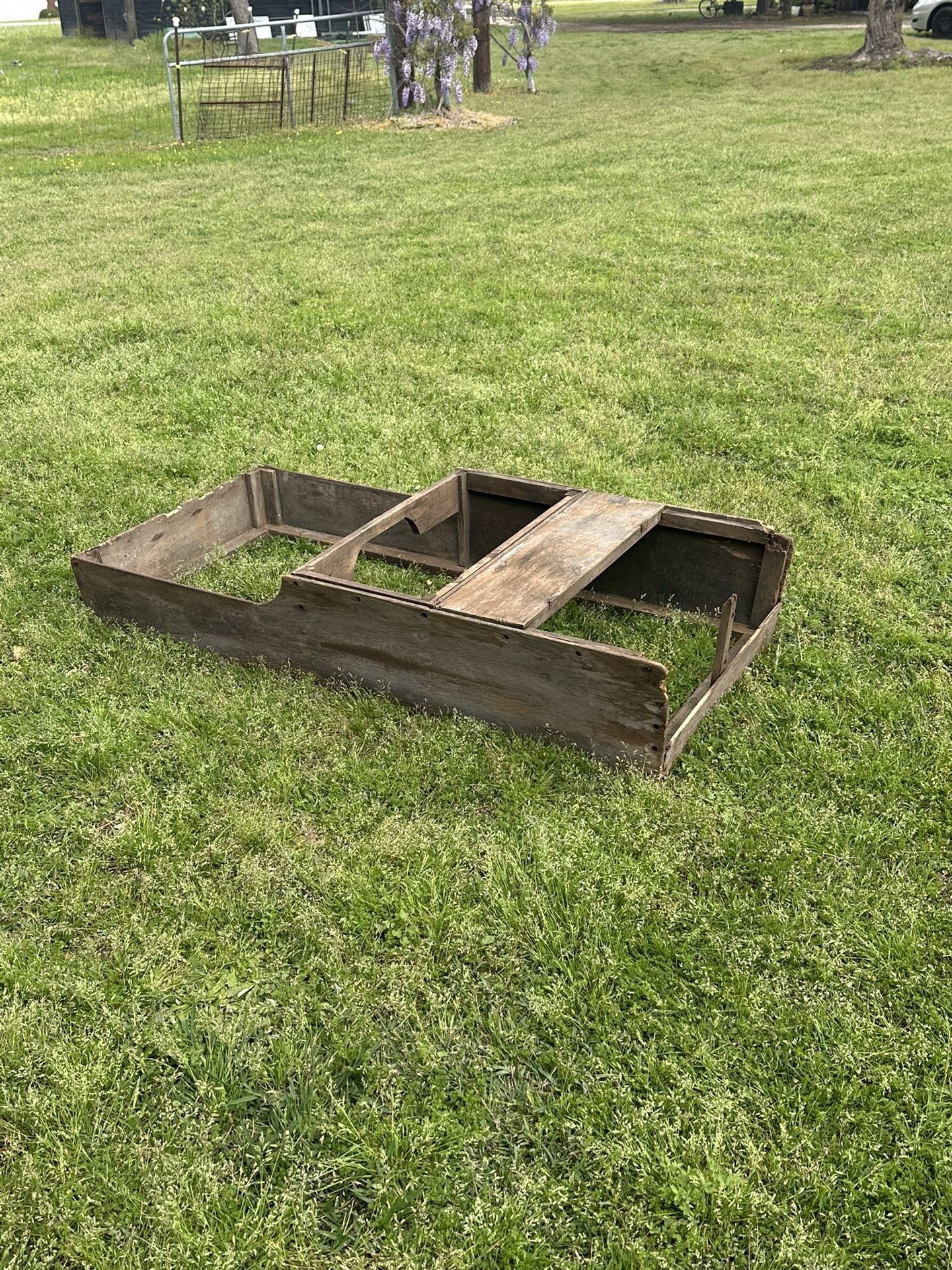 Old Wagon Parts For Repurposing. Possibly A Planter