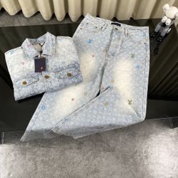 LV Men’s 2025 Jeans New 