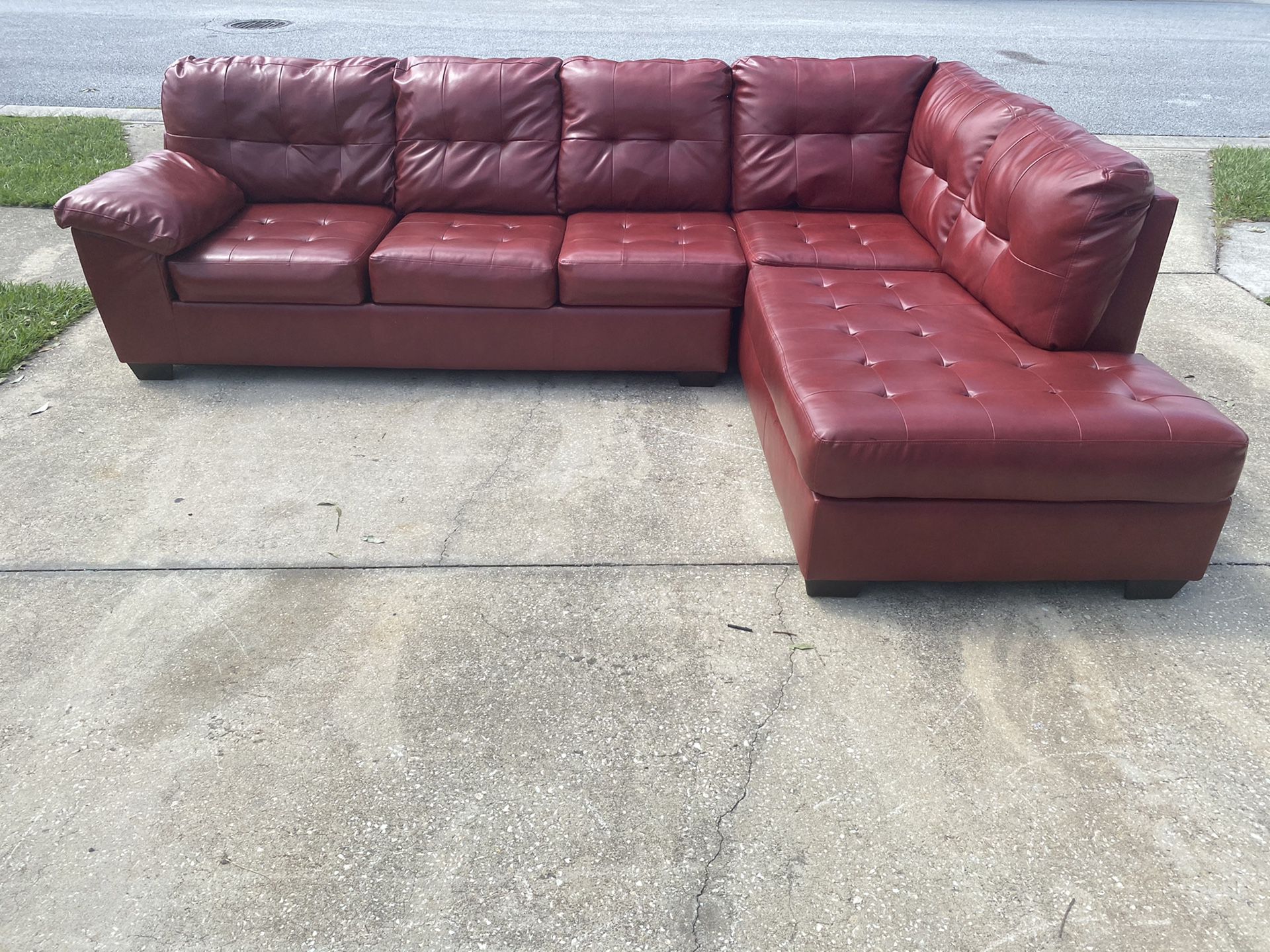 Red Sectional