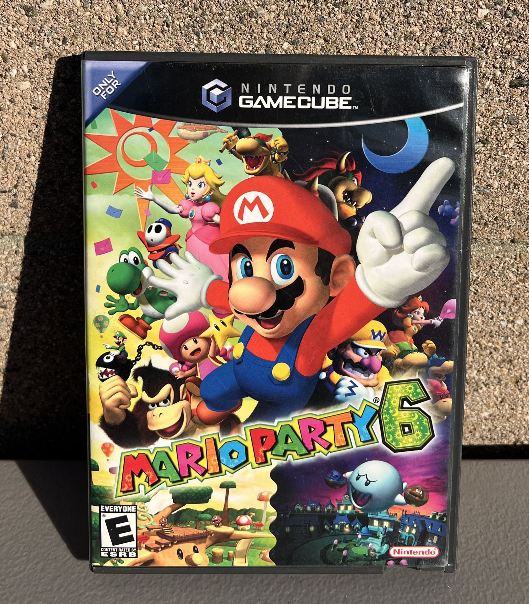 Mario Party 6 Nintendo GameCube 2004, Complete Manual, CIB, Tested