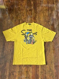 Balenciaga x The Simpsons Yellow Oversized T-Shirt – Size 3 (Large) Unisex