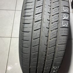 225/60/18. One Used Tire Falken Great Tread On Tire.
