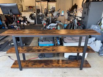 Three tiered shelving unit / book shelf