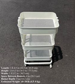 Storage with wheels